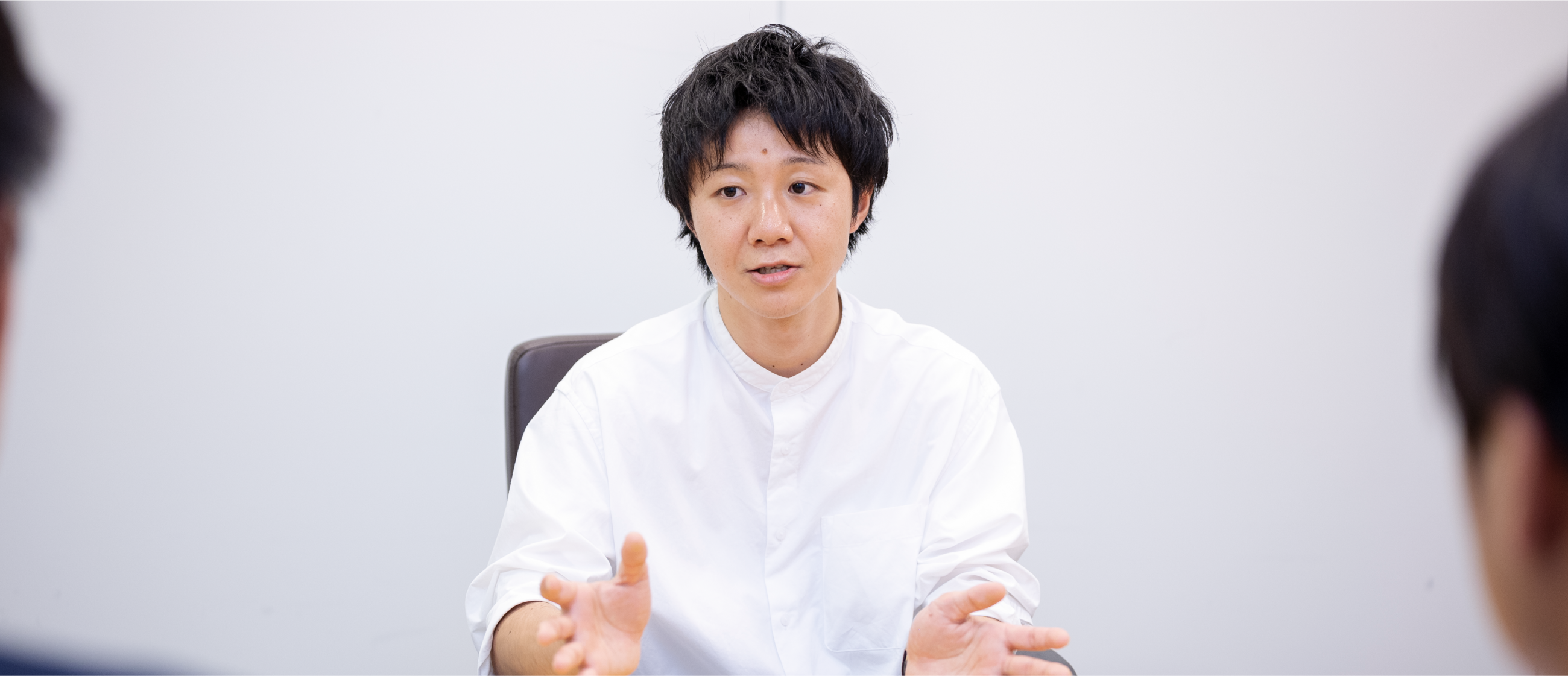近藤 インタビュー風景